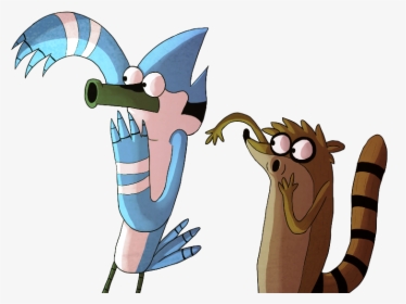 Rigby And Mordecai Dancing - Mordecai And Rigby Dancing, HD Png Download, Free Download