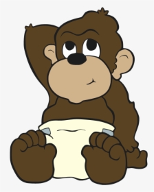 Cartoon Chimpanzee Pictures - Clipart Chimpanzees, HD Png Download, Free Download