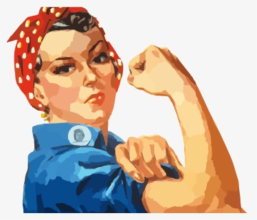 Confident Woman Confidence Clipart - Rosie The Riveter, HD Png Download, Free Download