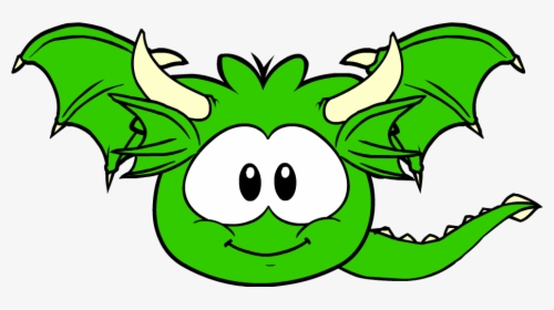 Green Dragon Puffle - Purple Redbubble Stickers, HD Png Download, Free Download