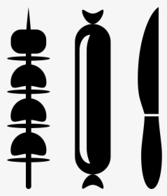 Street Food Variants - Barbecue Silhouette Png, Transparent Png, Free Download