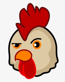 Chicken Head Png - Cartoon Transparent Chicken Head, Png Download, Free Download