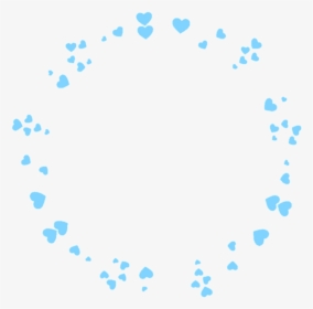Blue Heart Hearts Overlay Overlays Icon - Blue Hearts Circle Png, Transparent Png, Free Download