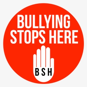 No Bullying Png - Bullying Stops Here Sticker, Transparent Png, Free Download