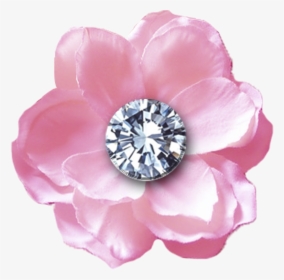 Pink Diamonds Png - Blue Paper Flowers Scrapbooking, Transparent Png, Free Download