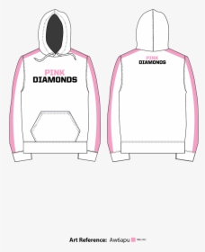 Pink Diamonds Hoodie - Chair, HD Png Download, Free Download