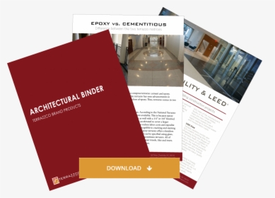 Terrazzco Architectural Binder - Brochure, HD Png Download, Free Download