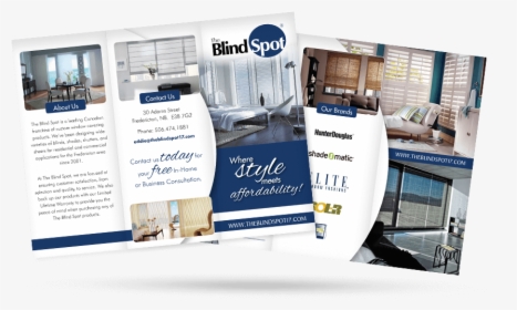 Blindspot Brochure - Blinds For Sliding Doors, HD Png Download, Free Download