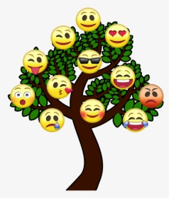 Emoji Arbol De La Vida , Png Download - Smiley Tree, Transparent Png, Free Download