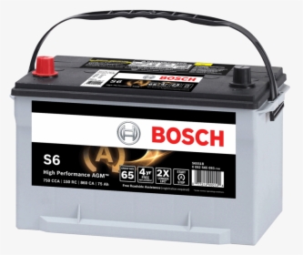 Car Background Battery Transparent Automotive - Bosch Car Battery S6, HD Png Download, Free Download