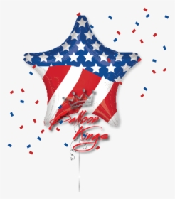 American Flag Star - Balloon, HD Png Download, Free Download