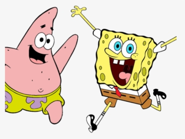 Spongebob Squarepants Cliparts - Spongebob And Patrick Clipart, HD Png Download, Free Download