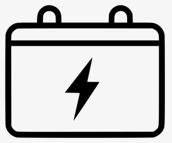 Car Battery - Battery Car Icon Png, Transparent Png, Free Download
