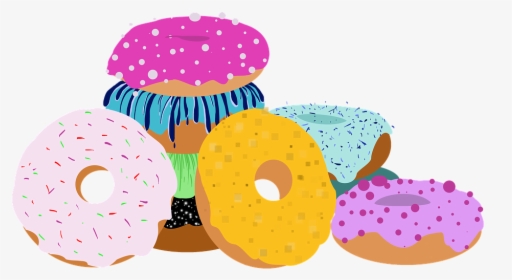 Oponki, Dulces, Tortas, Postre, Donuts, Calorías - Gambar Animasi Kue Donat, HD Png Download, Free Download