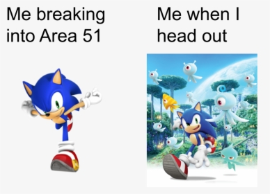 Sonic In Area 51, HD Png Download, Free Download