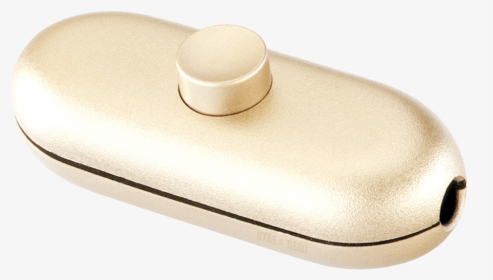 Gold Button Inline Cable Lamp Switch - Joystick, HD Png Download, Free Download