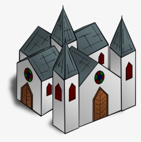 Cathedral - Clipart - Clip Art Cathedral, HD Png Download, Free Download