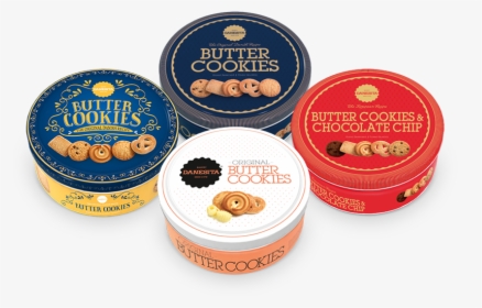 Transparent Plate Of Cookies Png - Butter Cookies Tin Design, Png Download, Free Download