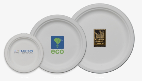 Personalized Eco Friendly Round White Paper Plate 6 - Branded Plates Png, Transparent Png, Free Download