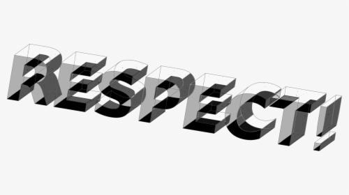 Angle,monochrome Photography,text - Transparent Respect Png, Png Download, Free Download