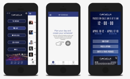 Coachella Mobile App / - Iphone, HD Png Download, Free Download
