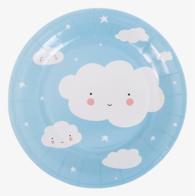 Cloud Paper Plate, Partyware, A Little Lovely Company - Cloud Paper Plates, HD Png Download, Free Download
