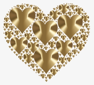 Hearts In Heart Rejuvenated 5 No Background Clip Arts - Bentuk Love Warna Putih Png, Transparent Png, Free Download