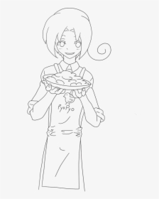 Plate Of Cookies Lineart - Line Art, HD Png Download, Free Download