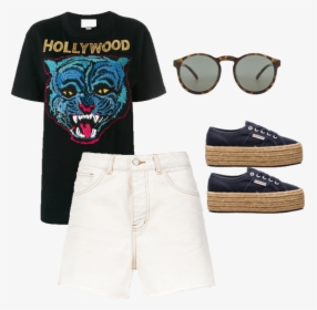 Crazy For Coachella - Gucci Hollywood T Shirt, HD Png Download, Free Download