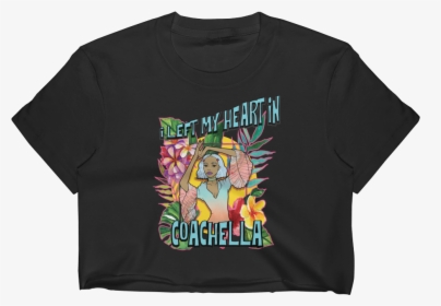 I Left My Heart In Coachella Crop Top - Active Shirt, HD Png Download, Free Download