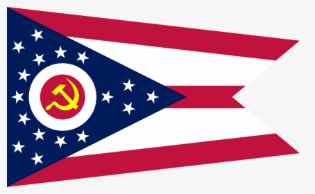 Ohio Communist Flag - Ohio State Flag, HD Png Download, Free Download