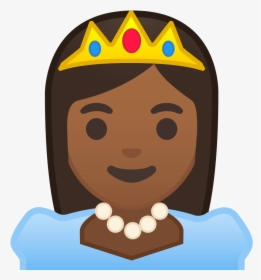 Princess Emoji Png - Emoji Princesa, Transparent Png, Free Download