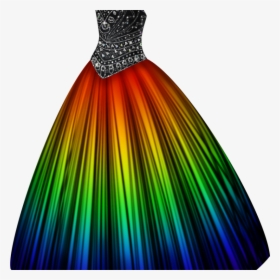 Rainbow Colours Dress, HD Png Download, Free Download