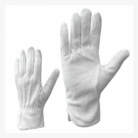 Mclean Cotton Gloves With Pvc Mini Dotted Palm, White - White Glove Palm, HD Png Download, Free Download