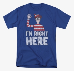 Right Here Where"s Waldo T-shirt - Active Shirt, HD Png Download, Free Download