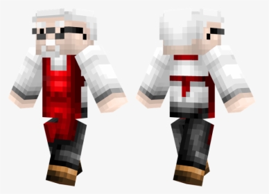 Colonel Sanders Minecraft Skin, HD Png Download, Free Download
