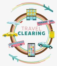 Travel Clearing Logotype - Traveling Circle Png, Transparent Png, Free Download