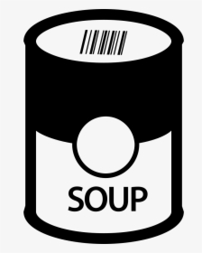 Soup In Can - Can Of Soup Icon, HD Png Download, Free Download
