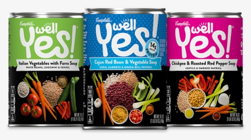 Well Yes Vegan Soup Product Line-up - Vegan Well Yes Vegetable Soup Low Sodium, HD Png Download, Free Download