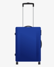 Free Png Download Blue Trolley Travel Bag Clipart Png - Transparent Suitcase Cartoon, Png Download, Free Download
