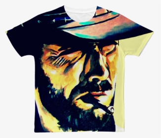 Clint Eastwood Classic Sublimation Adult T-shirt", HD Png Download, Free Download