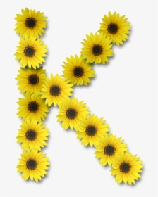 Sunflower Letter K, HD Png Download, Free Download