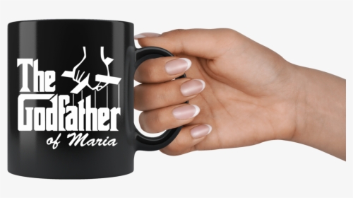 Custom Godfather Mug"  Data Image Id="3919257927703 - Hand Holding Mug Png, Transparent Png, Free Download