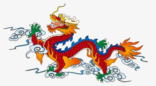 Chinese Dragon Euclidean Vector - Free Vector Graphic Chinese Dragon, HD Png Download, Free Download