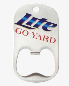 Bottle Opener On A Chain New Miller Lite Dog Tags - Blade, HD Png Download, Free Download