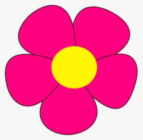 Simple Flower Clip Art At Clker - Simple Flower Clipart, HD Png ...