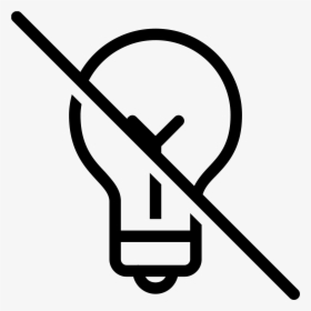 Vector Transparent Download No Idea Icon - No Light Icon Png, Png Download, Free Download