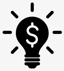 Lightbulb Icon Png - Money Light Bulb Icon, Transparent Png, Free Download