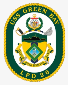 Green Bay Png - Uss Green Bay Logo, Transparent Png, Free Download