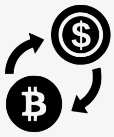 Exchange Dollar Bitcoin - Usd Exchange Icon Png, Transparent Png, Free Download